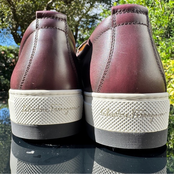 Salvatore Ferragamo Lucca Tasselled Leather Sneakers main image 9